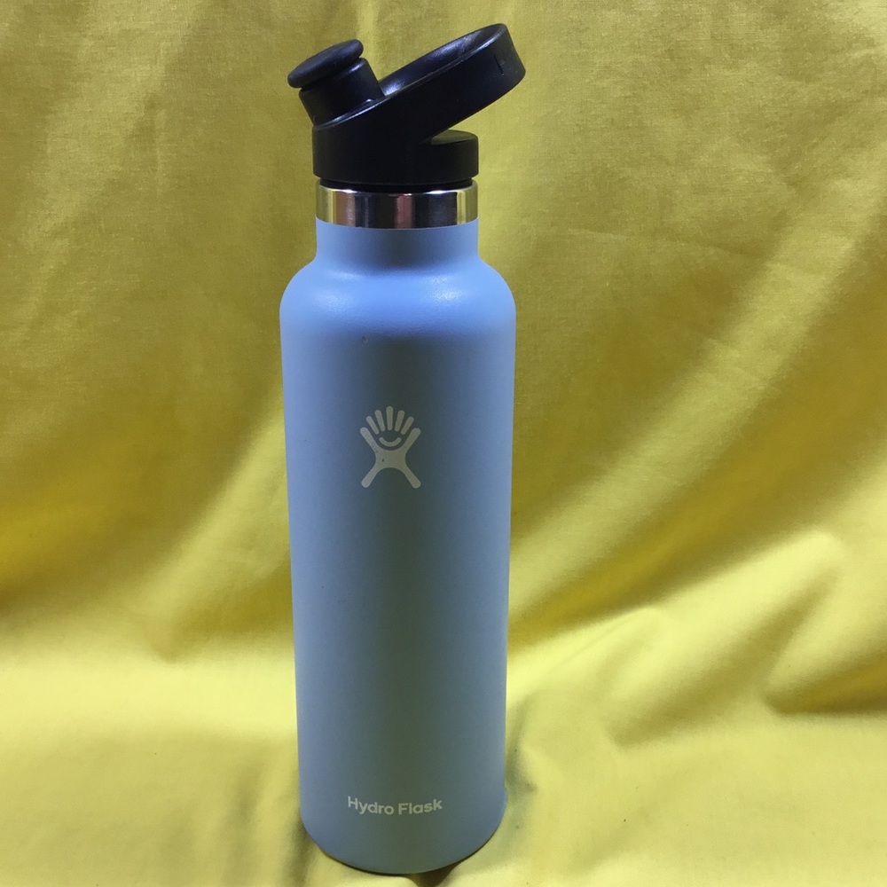 Hydro Flask Light Blue Water 21 ounces Aloha Sticker